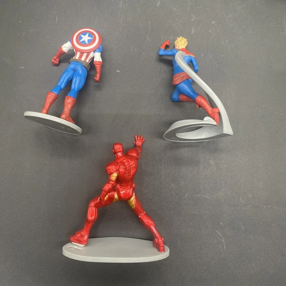 Marvel Disney Avengers Action Figures HULK- Lot Of 8 PVC Cake Toppers Dr Strange
